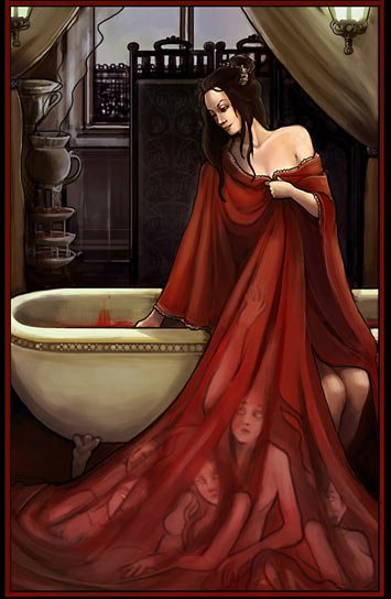 355x544 Elizabeth Bathory 16th Century Deranged Serial Killer Or Victim - Elizabeth Bathory Painting