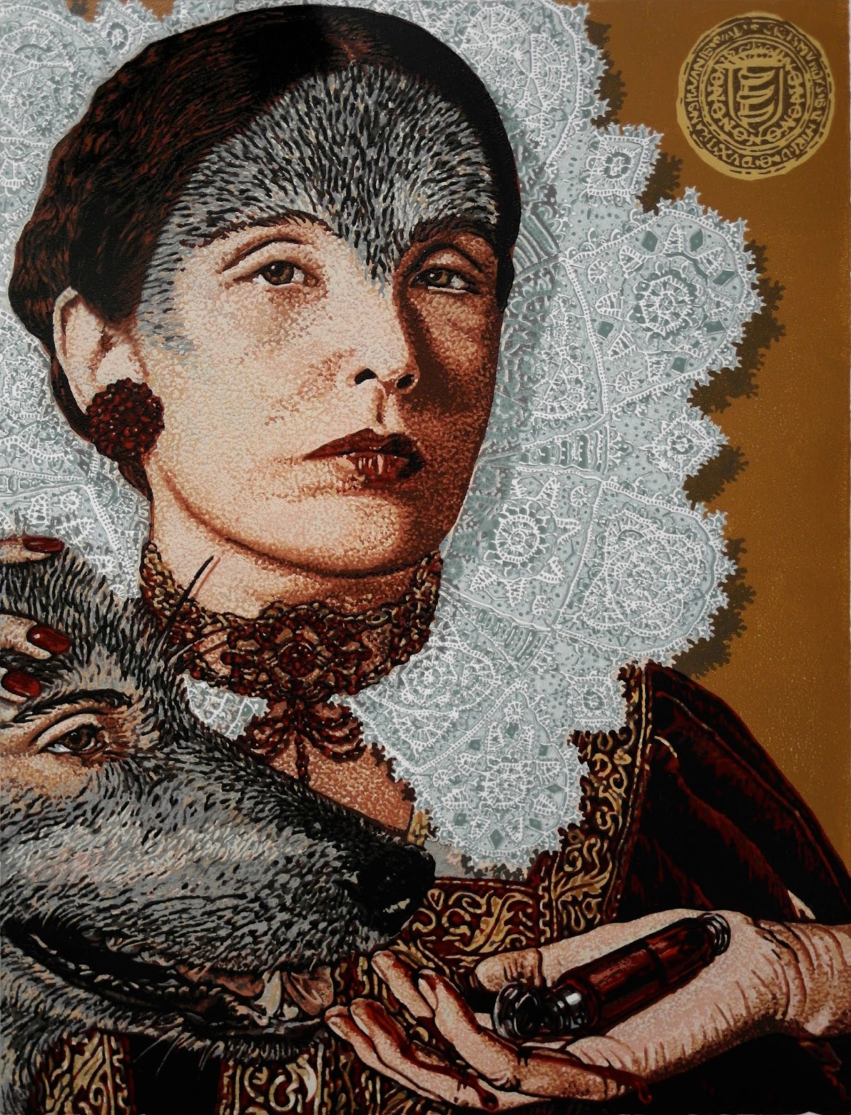 1222x1600 She Wolf Guest Post Elizabeth Bathory - Elizabeth Bathory Painting