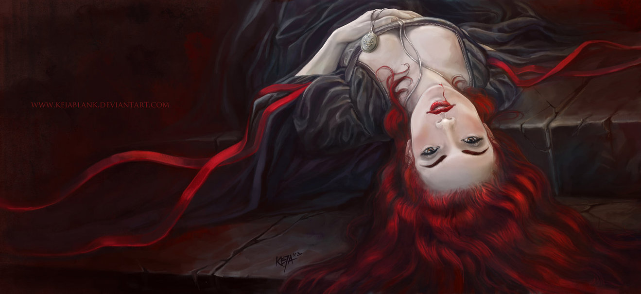 1319x605 The Blood Countess Elizabeth Slavorum - Elizabeth Bathory Painting