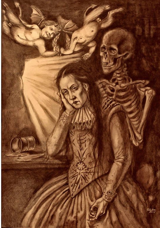 539x770 - Elizabeth Bathory Painting