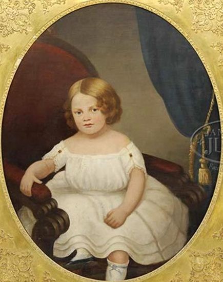 435x550 Joseph Goodhue Chandler (1813 1884, American) Elizabeth Bennet - Elizabeth Bennet Painting