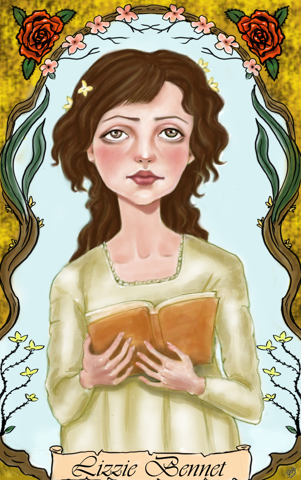 1024x1631 Elizabeth Bennet - Elizabeth Bennet Painting
