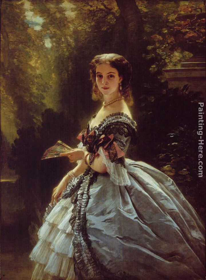 720x975 Franz Xavier Winterhalter Princess Elizabeth Esperovna Belosselsky - Elizabeth Painting