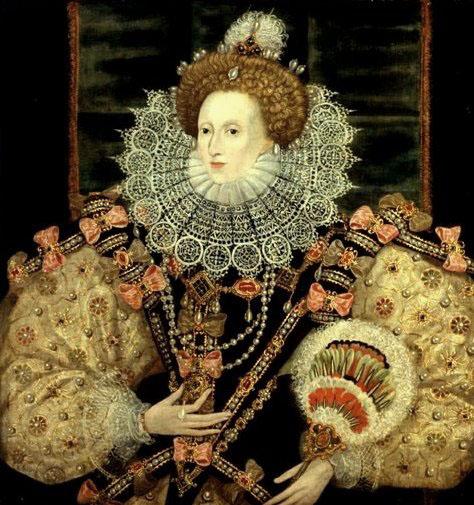 474x505 Portrait Of Queen Elizabeth I By George Gower - Elizabeth Painting