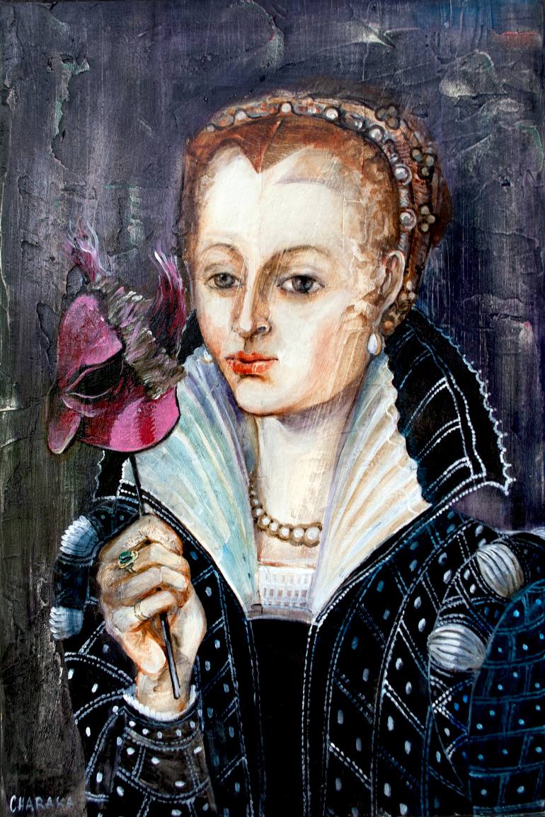 770x1155 Saatchi Art Elizabeth Of Hungary - Elizabeth Painting