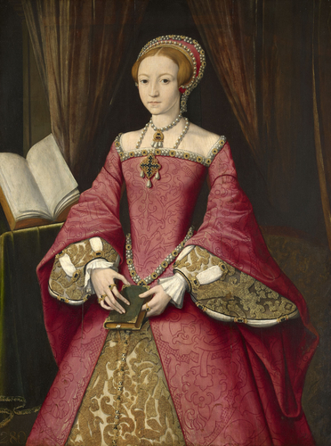 372x500 William Scrots (Active 1537 53) - Elizabeth Painting