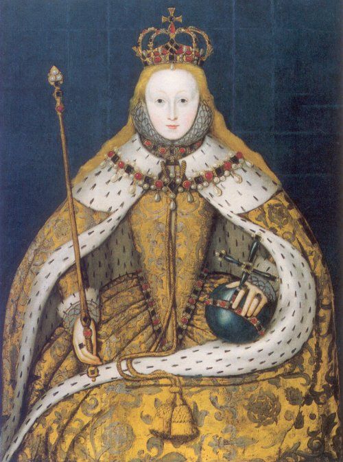 500x673 Elizabeth I The Coronation Portrait, C1600, Copy Of A Lost - Elizabeth Painting