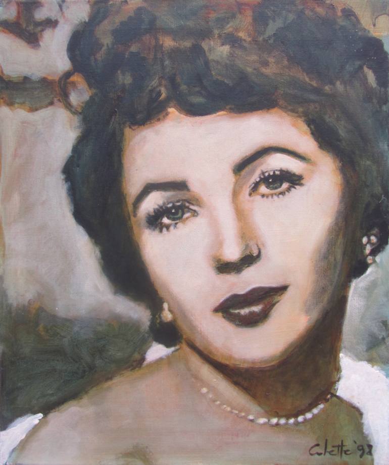 770x921 Saatchi Art Elizabeth Taylor Painting By Colette Van Ojik - Elizabeth Taylor Painting