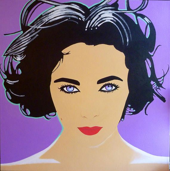 570x573 Elizabeth Taylor Painting Art Amp Animated Gifs - Elizabeth Taylor Painting
