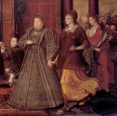 500x495 Fileelizabeth Succession Allegory.jpg - Elizabethan Painting