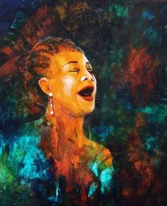 Ella Fitzgerald Painting at PaintingValley.com | Explore collection of ...