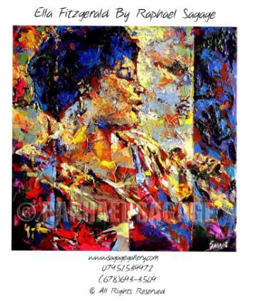 375x425 Ella Fitzgerald Paintings For Sale Saatchi Art - Ella Fitzgerald Painting