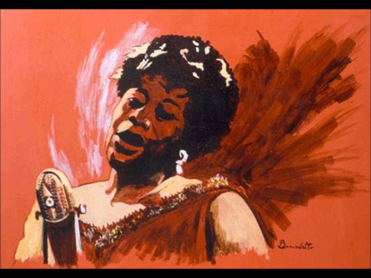 1440x1080 Ella Fitzgerald ~ Everything Happens To Me - Ella Fitzgerald Painting
