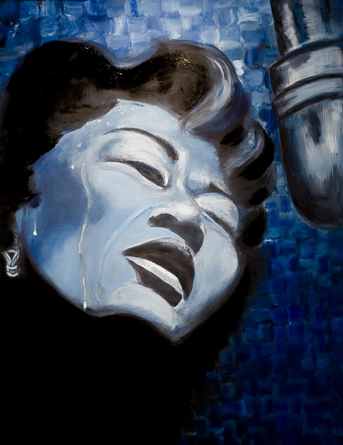 693x900 Ella Painting By Tabetha Landt Hastings - Ella Fitzgerald Painting