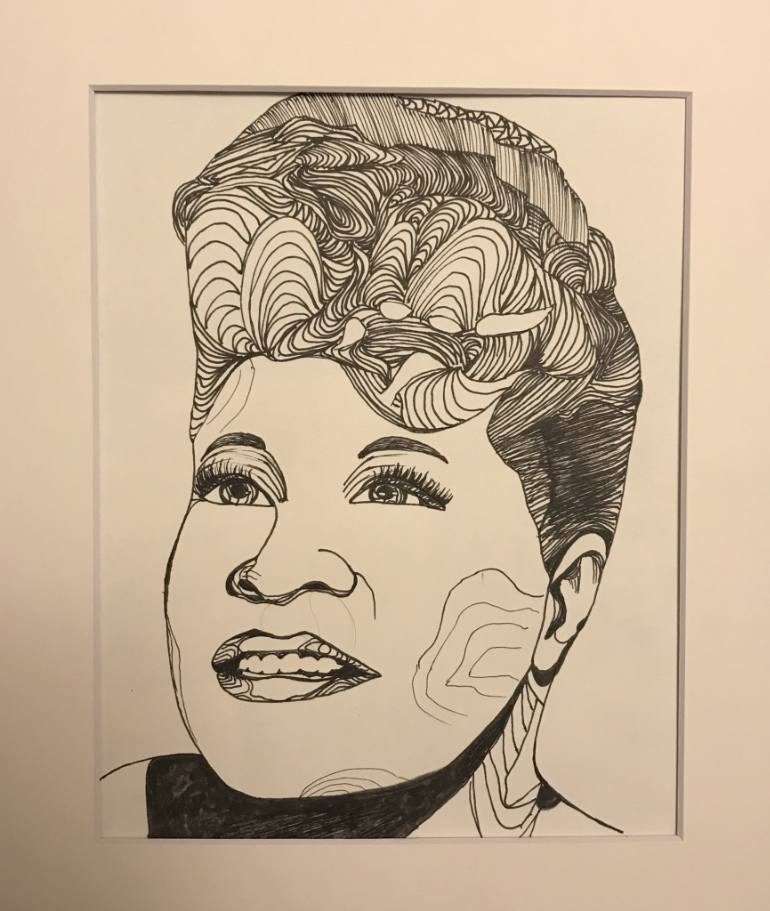 770x911 Saatchi Art Ella Fitzgerald Drawing By Britta Hennessy - Ella Fitzgerald Painting