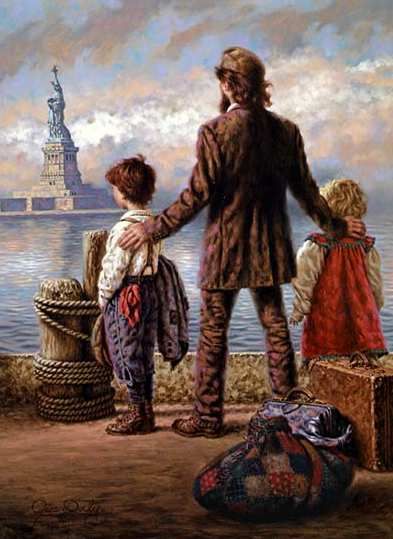 Ellis Island Painting at PaintingValley.com | Explore collection of ...