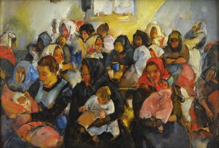 745x503 What One Painter Saw On A Visit To Ellis Island Ephemeral New York - Ellis Island Painting