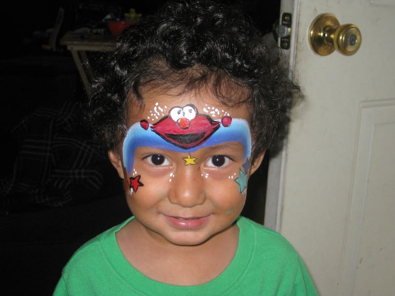 Elmo Face Painting At PaintingValley Com Explore Collection Of Elmo   Elmo Face Painting 26 