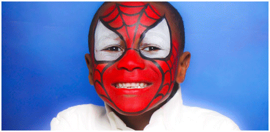 552x270 Home Joyful Entertainment - Elmo Face Painting