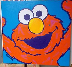 300x281 John Stango Elmo Painting Ebay - Elmo Painting