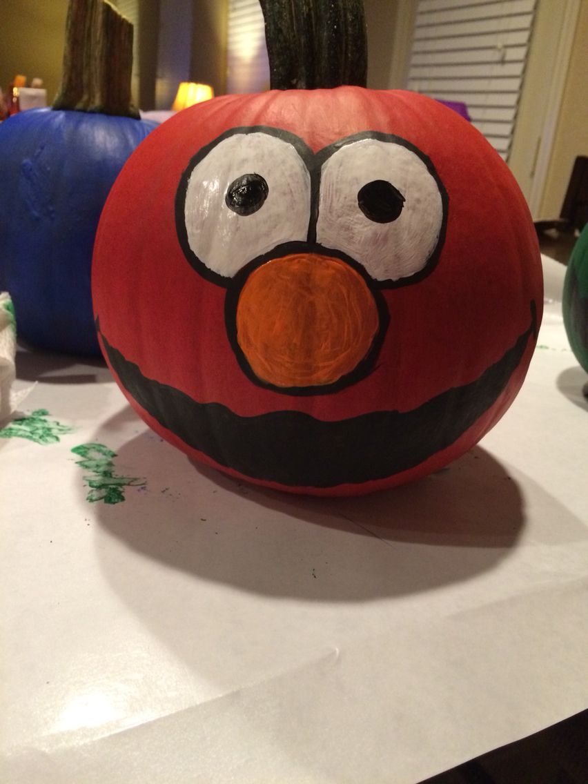 852x1136 Painted Pumpkin. Elmo! Things I Have Made Elmo - Elmo Painting