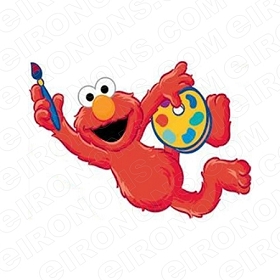 280x280 Sesame Street Iron Ons Your One Stop Iron On Transfer Decal - Elmo Painting