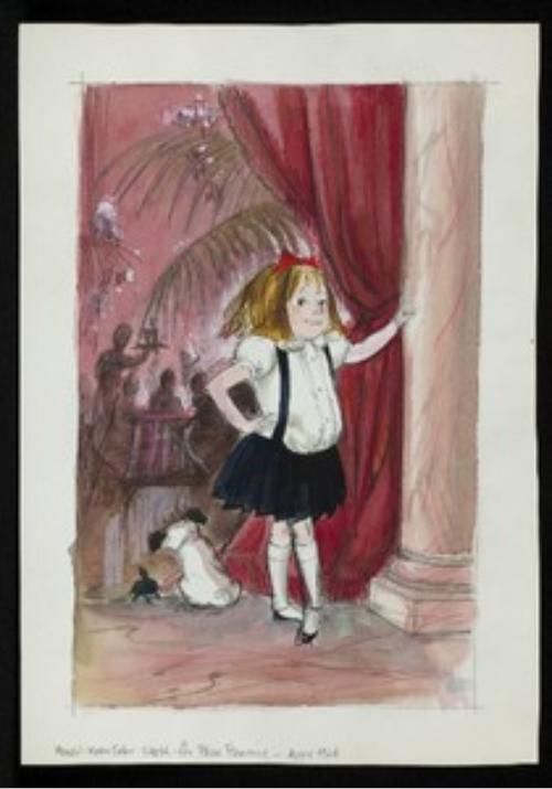 500x715 Pencil Water Color Sketch For Plaza Painting (1964). Two Years - Eloise Painting