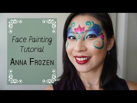 480x360 Face Painting Tutorial Frozen Anna Design - Elsa Anna Painting