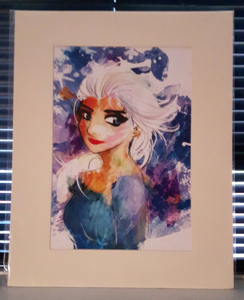 806x991 Elsa Painting By Jackhammer86 - Elsa Painting