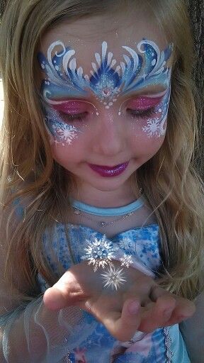 288x512 Elsa Frozen Face Paint By Melinda Thompson - Elsa Painting