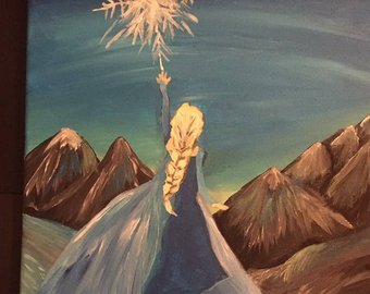 340x270 Elsa Painting Etsy - Elsa Painting