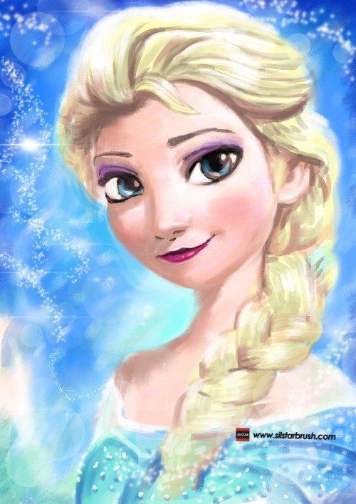 500x707 Artstation - Elsa Painting