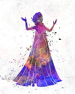 240x300 Frozen Queen Elsa Paintings Fine Art America - Elsa Painting