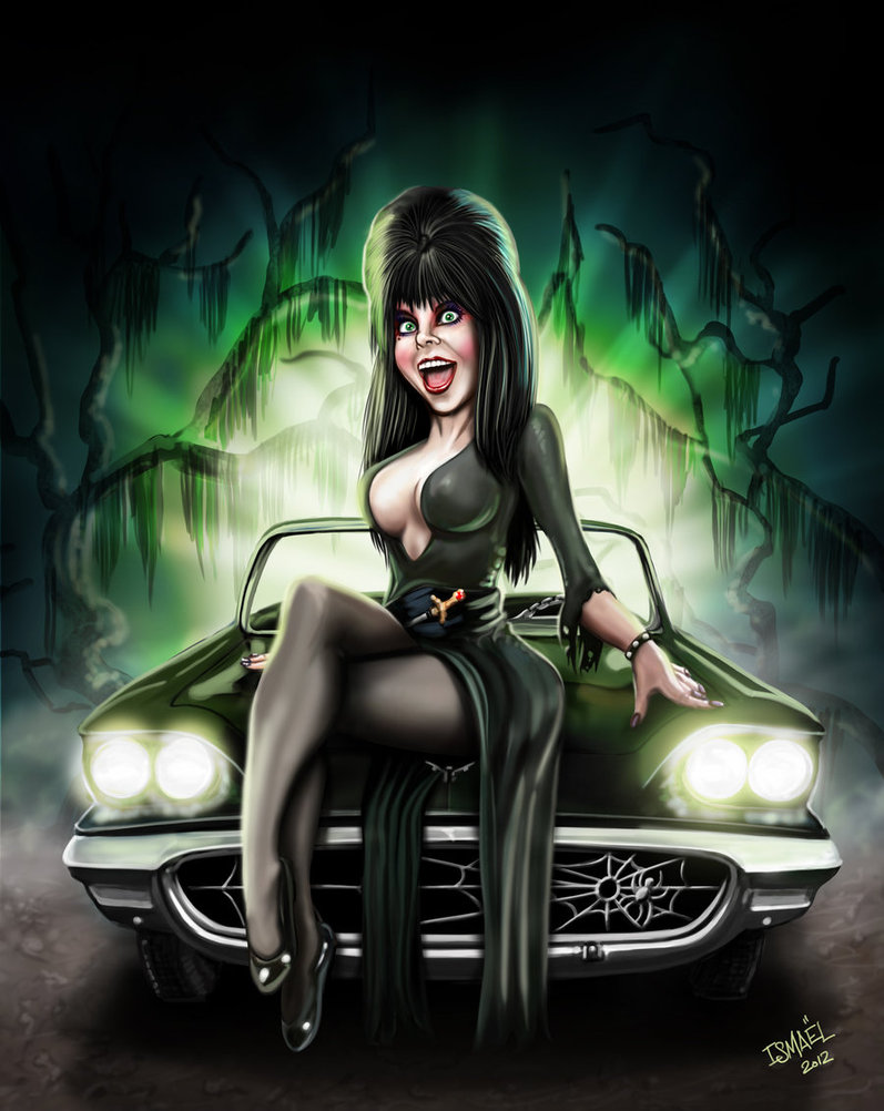 797x1002 Elvira Mistress Of The Dark By Ismaelart - Elvira Painting