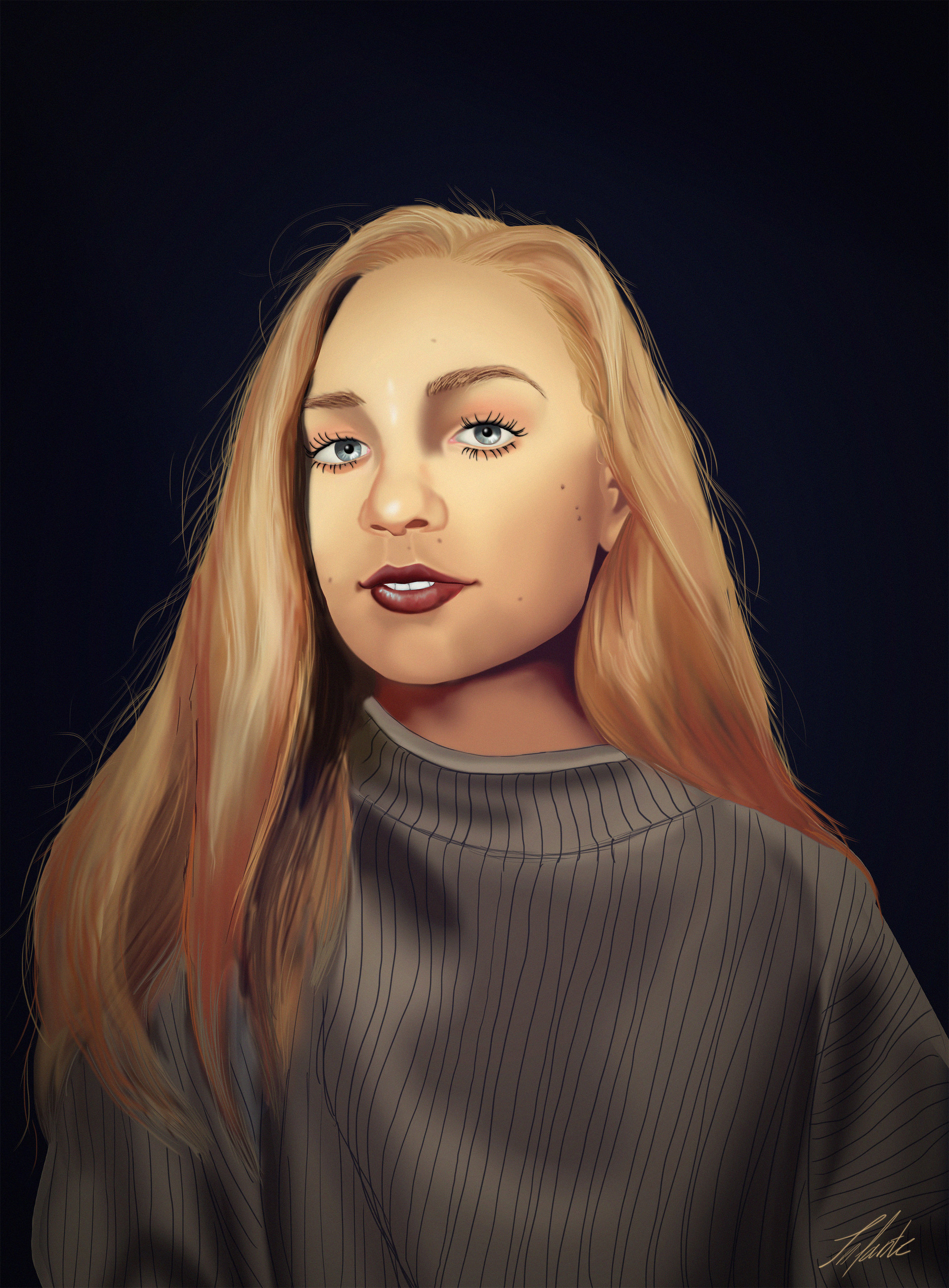 1920x2606 Artstation - Elvira Painting