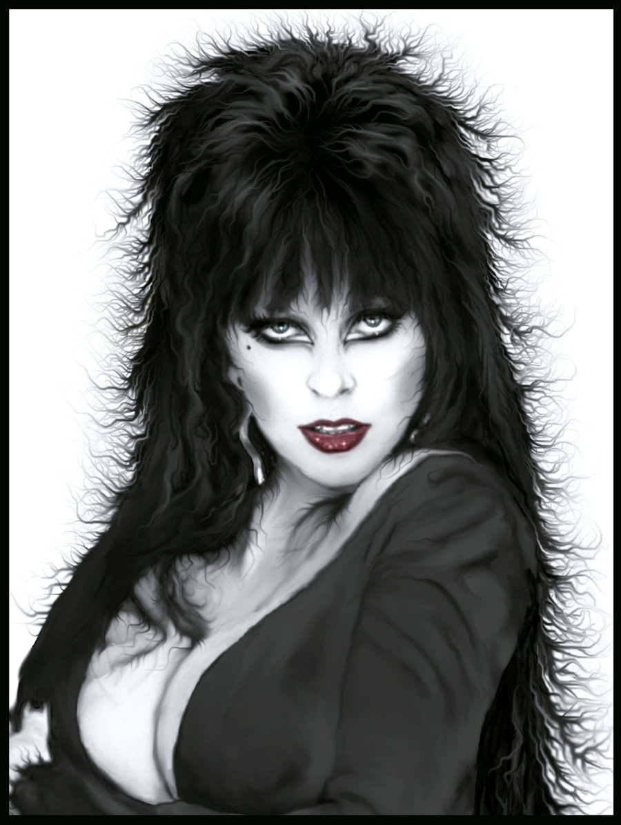 900x1195 Elvira Detail By Drochfuil - Elvira Painting