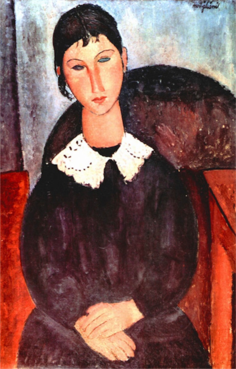 768x1200 Modigliani - Elvira Painting