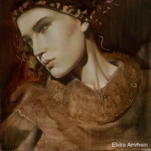 504x504 Beauty Will Save, Viola, Beauty In Everything - Elvira Painting