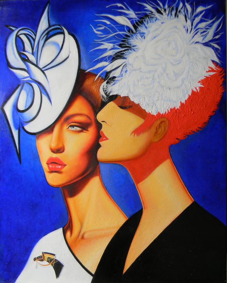 770x959 Saatchi Art Ladies Day - Elvira Painting