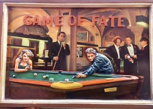 300x214 Marilyn Monroe,elvis Presley, Bogart, 3d Painting Wood Playing - Elvis Marilyn Monroe Painting