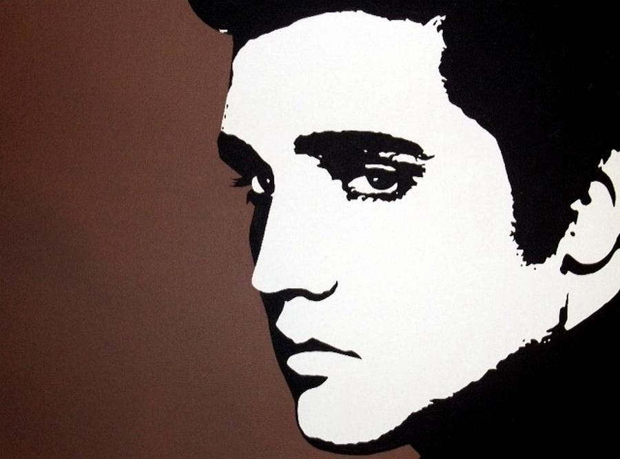 900x666 Elvis Painting By Dan Carman - Elvis Painting