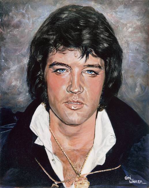 517x650 Elvis Presley - Elvis Painting