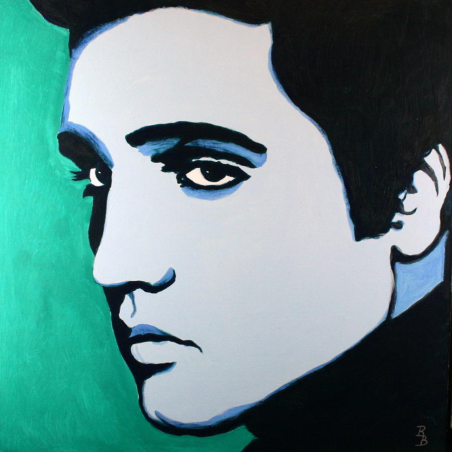 899x900 Elvis Presley - Elvis Painting