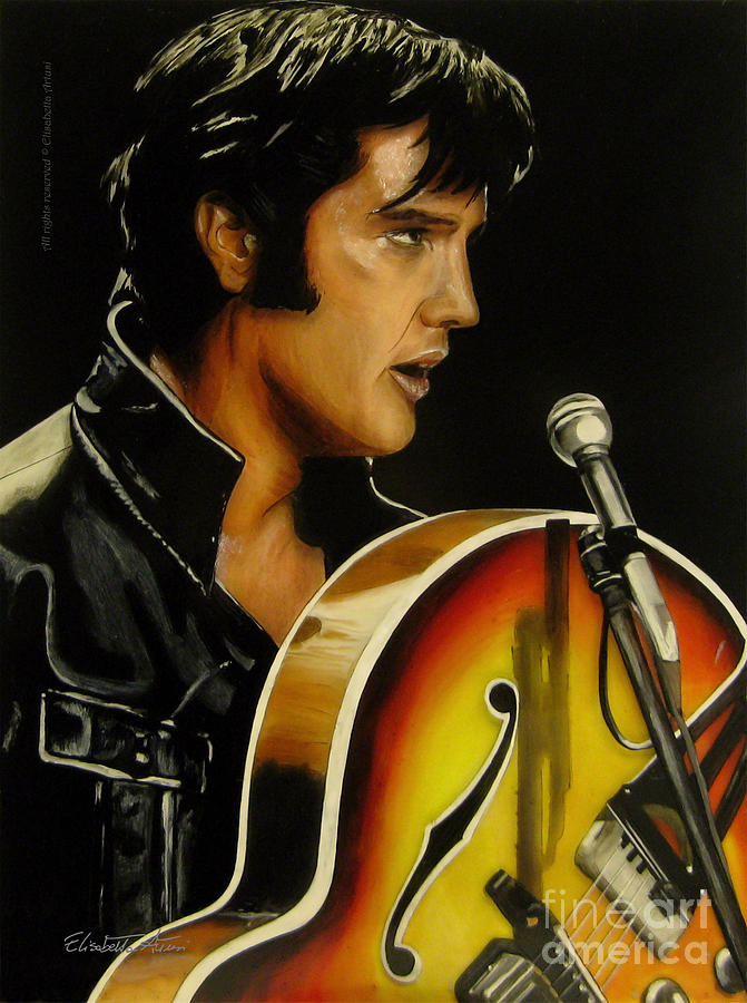 671x900 Elvis Presley Painting By Betta Artusi - Elvis Painting