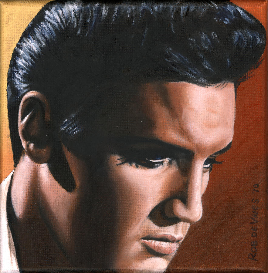 883x900 Elvis 24 1963 Painting By Rob De Vries - Elvis Painting