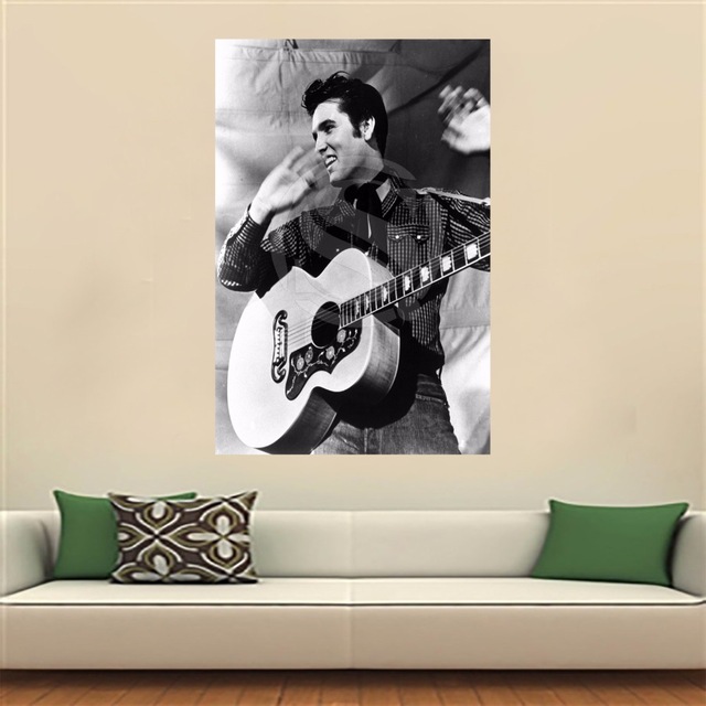 640x640 Lf516jy1 Elvis Presley Canvas Painting Wall Silk Poster Cloth - Elvis Presley Canvas Painting