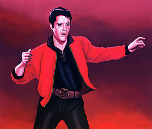 300x254 Elvis Presley Paintings Fine Art America - Elvis Presley Painting
