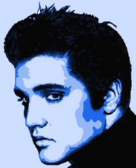 279x345 Elvis Presley Pop 001 Art Paint By Number Kit - Elvis Presley Painting