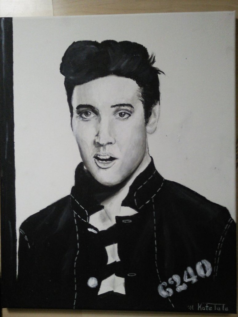 774x1032 Elvis Presley Painting By Katetale - Elvis Presley Painting