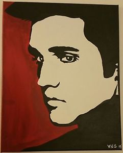241x300 Original Elvis Presley Acrylic Painting Ebay - Elvis Presley Painting